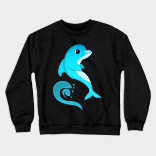 Blue Dolphin Crewneck Sweatshirt